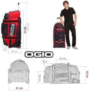 Дорожная сумка на колесах 120 л. OGIO RIG 9800 WHEELED BAG Stoke