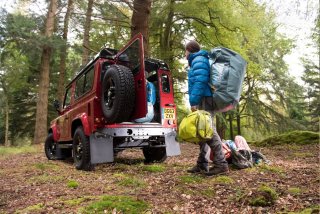 Дорожня сумка-рюкзак Osprey Transporter на 40 л вагою 1,21 кг Синій