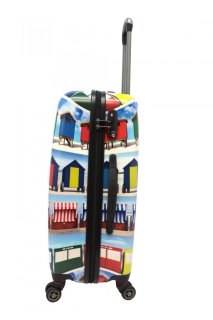 Дорожный чемодан 4-х колесный 51 л. SAXOLINE BLUE Blue Doors разноцветный