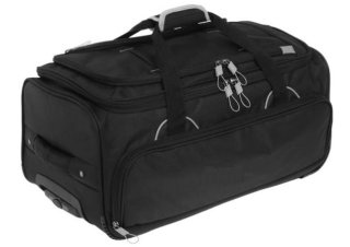 Дорожный комплект из 3-х сумок на 2-х колесах 40/73/101 л MARCH Gogobag, черный