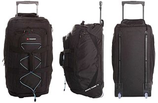Дорожный комплект сумка на колесах 65 л и рюкзак 26 л Caribee Sports Tourer Combo Black Дорожный комплект сумка на колесах 65 л и рюкзак 26 л Caribee Sports Tourer Combo Black