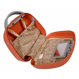 Дорожный пластиковый бьюти кейс Vip Collection Kilimanjaro коралловый