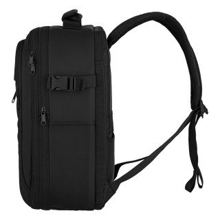 Дорожный рюкзак 2E Cabin Size – 17/23 л, 0,75 кг Черный