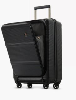 Echolac Elise POCKET 50 л чемодан из поликарбоната на 4 колесах черный