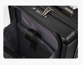 Echolac Elise POCKET 50 л чемодан из поликарбоната на 4 колесах черный