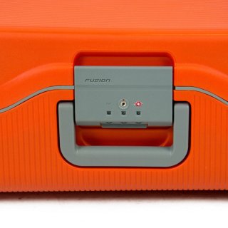 Echolac FUSION 46 л чемодан из полипропилена на 4 колесах оранжевый
