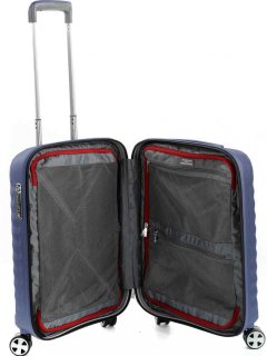 Элитный чемодан 38 л Roncato UNO ZSL Premium 2.0, черный/синий