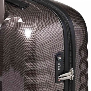 Элитный чемодан 48 л Roncato ZSL Premium Warm grey/carbon