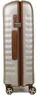 Элитный чемодан гигант 114 л Roncato E-LITE, коричневый/шампань