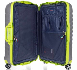 Элитный чемодан гигант 122 л Roncato Uno SL Green/Silver