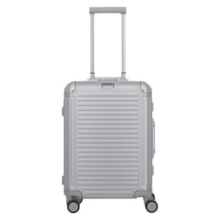 Элитный чемодан из алюминия Travelite NEXT на 39 л Серебристый