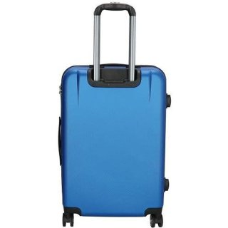 Enrico Benetti Atlanta Steel Blue M 72 л чемодан из пластика на 4 колесах синий