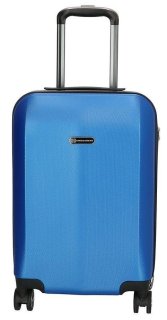 Enrico Benetti Atlanta Steel Blue S 42 л чемодан из пластика на 4 колесах синий
