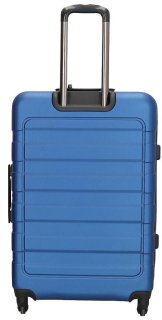 Enrico Benetti Little Rock Steel Blue L 120 л чемодан из пластика на 4 колесах синий