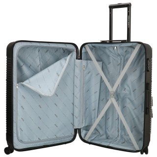 Enrico Benetti Louisville Steel Blue L 104 л чемодан из пластика на 4 колесах синий
