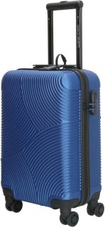 Enrico Benetti Louisville Steel Blue S 33 л чемодан из пластика на 4 колесах синий
