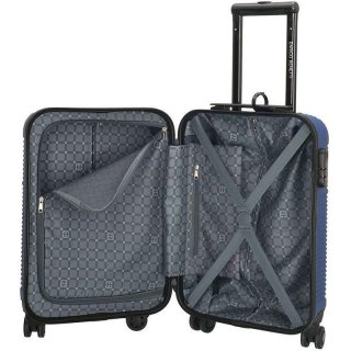 Enrico Benetti Louisville Steel Blue S 33 л чемодан из пластика на 4 колесах синий