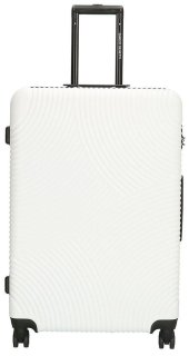 Enrico Benetti Louisville White L 104 л чемодан из пластика на 4 колесах белый