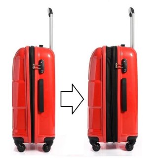 Epic Crate EX (M) Berry Red 68/75 л чемодан из DURALite на 4 колесах красный