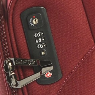 Epic Discovery Ultra 4X (S) Burgundy Red 36 л валіза з поліестеру на 4 колесах темно-червона