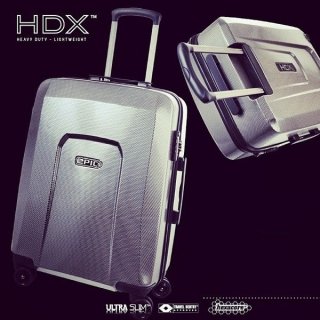 Epic HDX 37 л чемодан из поликарбоната на 4 колесах серый