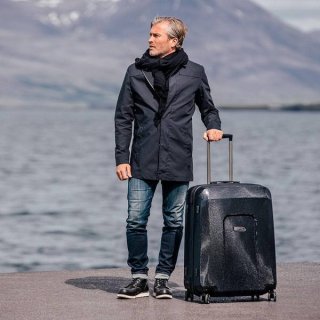 Epic HDX (M) Dark Grey 69 л чемодан из поликарбоната на 4 колесах серый