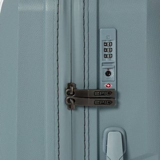 Epic Phantom SL 37 л чемодан из полипропилена на 4 колесах серо-голубой