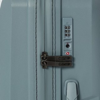 Epic Phantom SL 95 л валіза з поліпропілену на 4 колесах cіро-блакитна