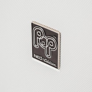 Epic POP Neo 65 л валіза з полікарбонату на 4 колесах світло-сіра