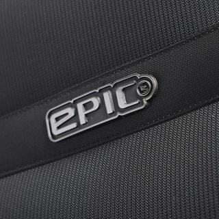 Epic Quantum Business 38 л чемодан из полиэстера  на 4 колесах черный