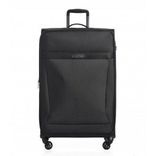 Epic Quantum (L) Black 89/104 л чемодан из полиэстера на 4 колесах черный