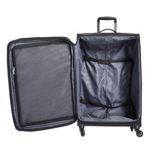 Epic Quantum (L) Black 89/104 л чемодан из полиэстера на 4 колесах черный