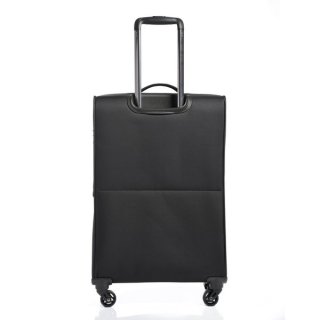 Epic Quantum (M) Black 64/75 л чемодан из полиэстера на 4 колесах черный