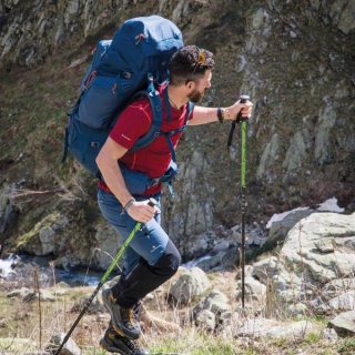Ferrino Transalp 80 л рюкзак туристичний з поліестеру бордовий