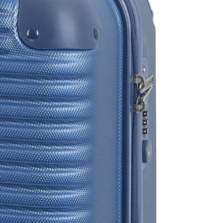 Gabol Balance (L) Blue 85 л чемодан из ABS пластика на 4 колесах голубой