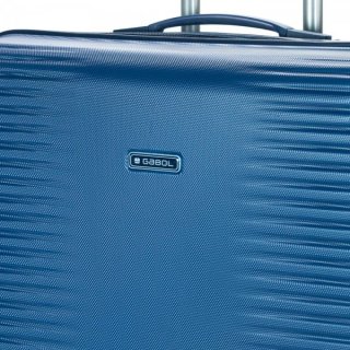Gabol Balance (L) Blue 85 л чемодан из ABS пластика на 4 колесах голубой
