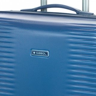 Gabol Balance (M) Blue 55 л чемодан из ABS пластика на 4 колесах синий