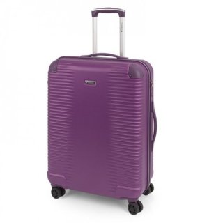 Gabol Balance (M) Plum 55 л чемодан из ABS пластика на 4 колесах фиолетовый