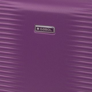 Gabol Balance (M) Plum 55 л чемодан из ABS пластика на 4 колесах фиолетовый