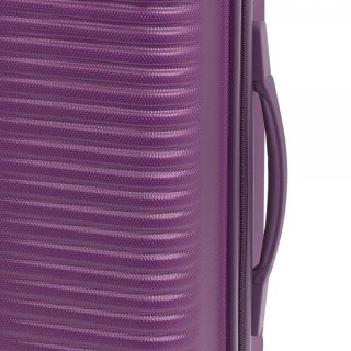 Gabol Balance (M) Plum 55 л чемодан из ABS пластика на 4 колесах фиолетовый