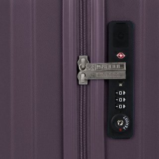 Gabol Clever 37 л чемодан из  ABS-пластика на 4 колесах фиолетовый