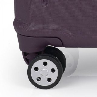 Gabol Clever 61 л чемодан из ABS пластика на 4 колесах фиолетовый