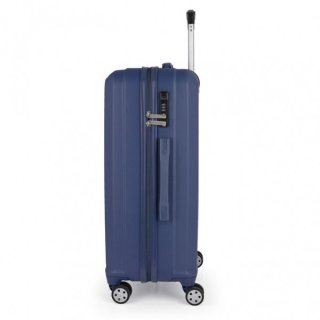 Gabol Clever (L) Blue 100 л валіза з пластику на 4 колесах синя
