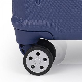 Gabol Clever (L) Blue 100 л валіза з пластику на 4 колесах синя