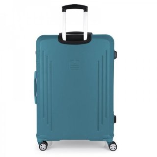 Gabol Clever (L) Turquoise 100 л чемодан из пластика на 4 колесах бирюзовый