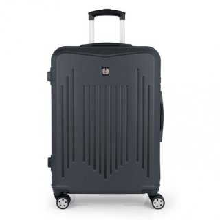 Gabol Clever (M) Grey 61 л чемодан из пластика на 4 колесах серый