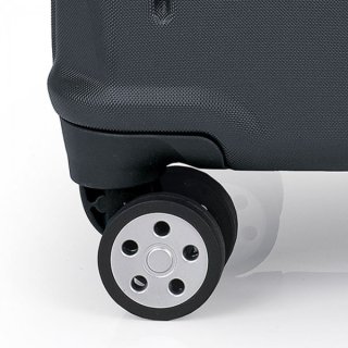 Gabol Clever (M) Grey 61 л чемодан из пластика на 4 колесах серый