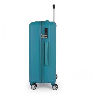 Gabol Clever (M) Turquoise 61 л чемодан из пластика на 4 колесах бирюзовый