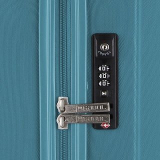 Gabol Clever (M) Turquoise 61 л чемодан из пластика на 4 колесах бирюзовый