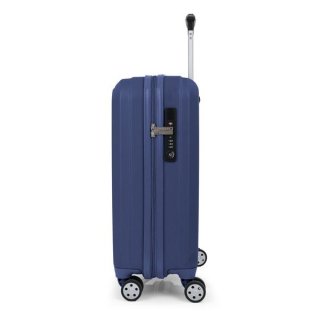 Gabol Clever (S) Blue 37 л чемодан из пластика на 4 колесах синий